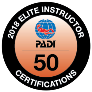 Richard Musselman, owner of Divers Inn MX, has earned the PADI 2018 Elite Instructor title